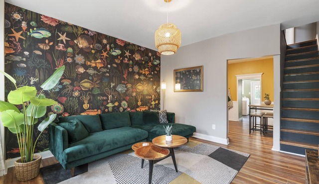 Trendy Fishtown Mid-Century Modern Inspired Home