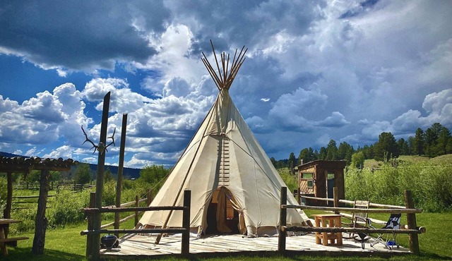 Tres Piedras Glamping Tipis for a Nature Escape near Taos