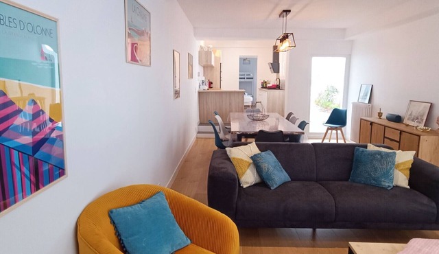 TRIBU I Maison Sablaise 10 pers I 200m Grande Plage