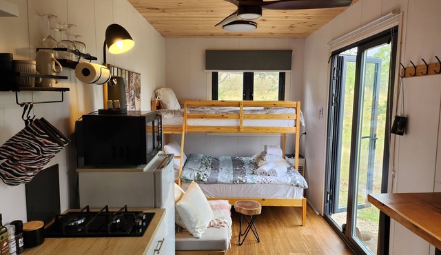 Tribunk + 1Bath Tiny Home in Mountains "Bluebird"