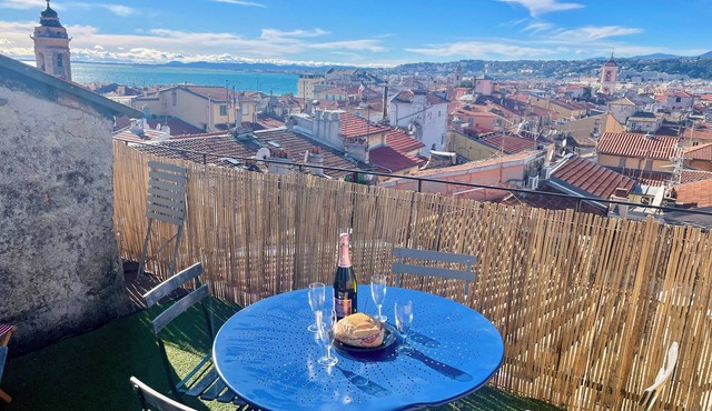 Triplex Toit-terrasse Authentique Familiale Vieux-nice & Mer