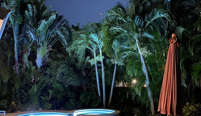 Tropical dream heated pool home