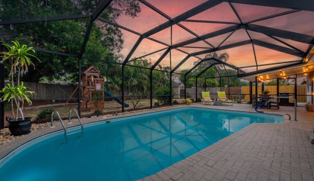 Tropical Palm Retreat | Pool & Games