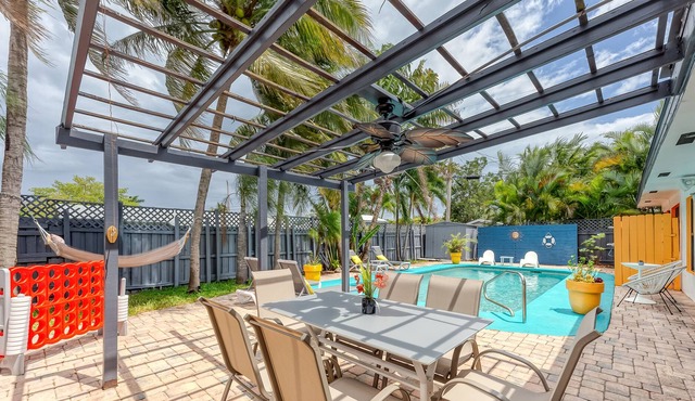 Tropical pool/game home/minutes from beach and Wilton Manors
