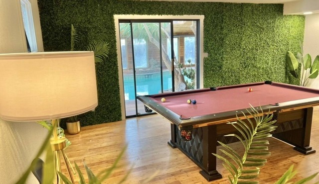 Tropical Pool House