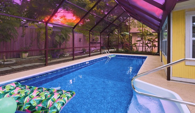 Tropical Pool Retreat - Pet-Friendly, Fenced Yard