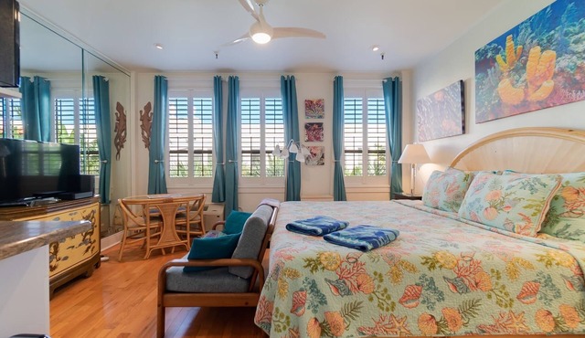 Tropical Reef of Palm Beach, Charming Room! 7-minute Walk to the Beach!