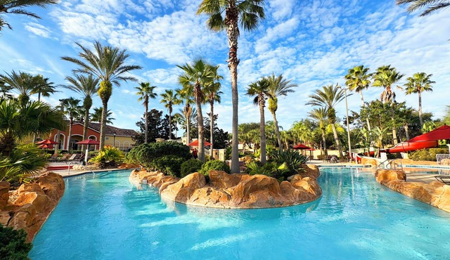 TROPICAL RESORT! Lazy River Water Slide +more! 4 BED/3 BATH
