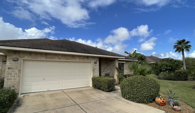 Tropical Villa on South Padre Island Golf Course close to the beach.