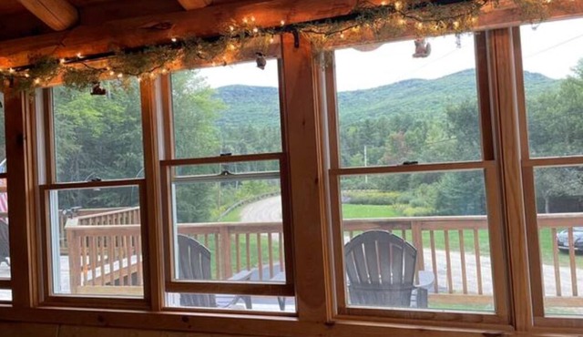 True Log Cabin in the White Mountains