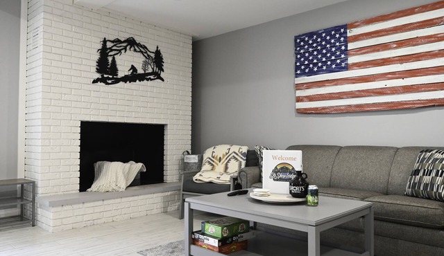 True ski in ski out! slopeside. Bon fire. 2 bedrooms sleeps 6