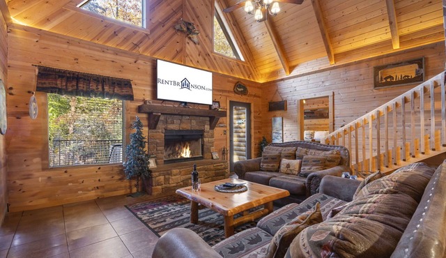 True Wood Cabin-Pvt Hot Tub-Free Attraction Tickets-Near Big Cedar & Thunder Ridge-Games