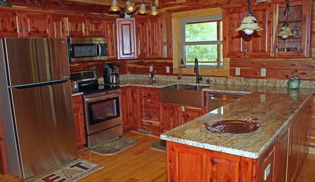 Trumpeter Lodge located on the banks of Little Red River, Heber Springs,Arkansas