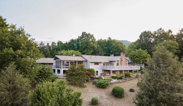 Tryon's Mtn Manor | Indoor Heated Pool, Games + Mtn Views!