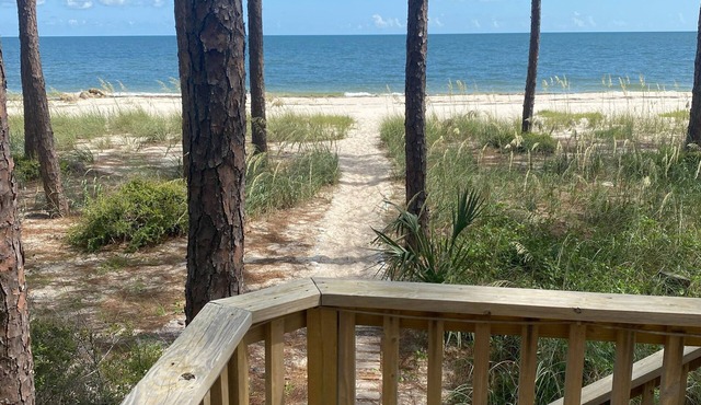 "Tucked Away" Private Beachfront Home in Secluded Area