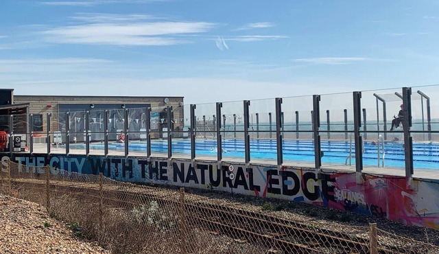 Tucked between the sea and the South Downs. Easy access to Brighton