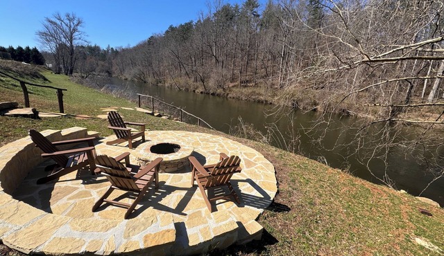 Tucked Inn on the Tuckasegee River.