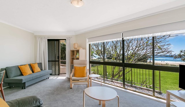 Tugun By The Beach Unit 1 Seaside Serenity on Bilinga Beach and close to Tugun with Wi-Fi Inc.