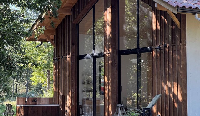 Tui Lakehouse, a house in the forest, a stone's throw from the magnificent Lac d'Arjuzanx.