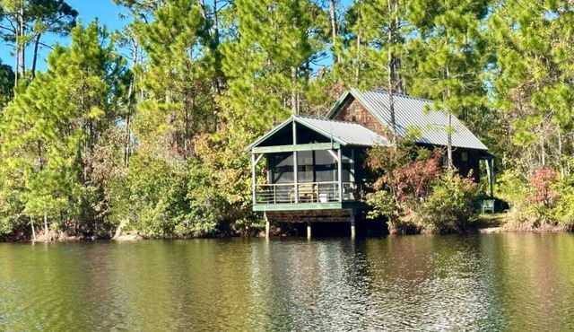 Turtle Pond cabin in Apalachicola with WiFi, Pet Friendly, Couples Retreat