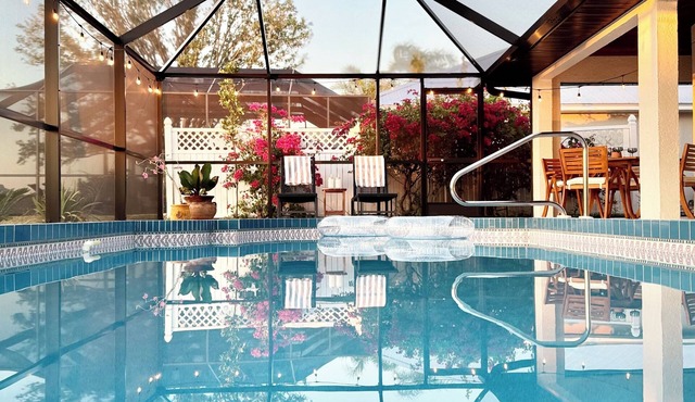 Turtle Tracks Lead to Paradise: Canal Home with Pool, 3BR, 2BA, 15 min to beach!