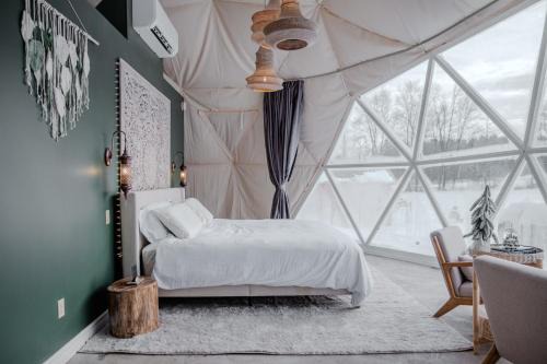 'Twilight' Boho-Luxe Glamping Dome at Marmora Retreat