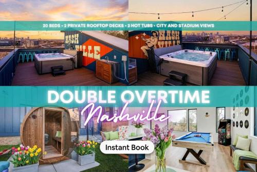 Twin Homes Rooftop Deck Hot Tub Outdoor Kitchen