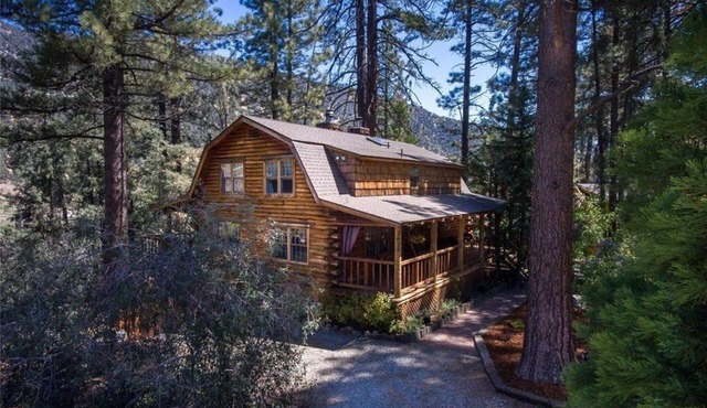 Twin Pines Getaway-Authentic Log Cabin with Lake and Golf Course Views