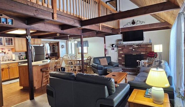 Two Adjacent Lakefront Homes w/Docks, Boats, Firepit – Sleeps 24