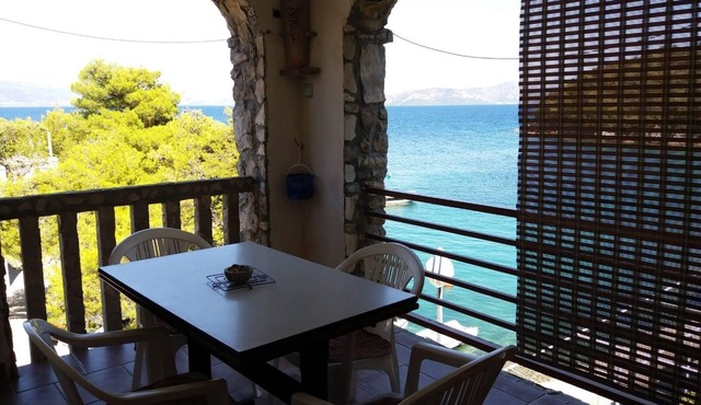 Two bedroom apartment with terrace and sea view Cove Crkvice, Pelješac (A-17667-a)