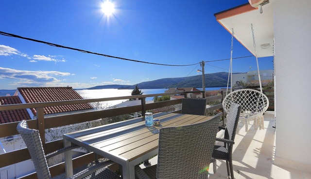 Two bedroom apartment near beach Seget Vranjica, Trogir (A-6094-a)