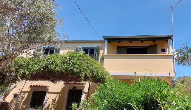 Two bedroom apartment with balcony and sea view Cove Pogana, Cres (A-21464-a)