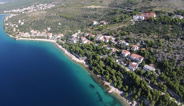 Two bedroom apartment with balcony and sea view Krvavica, Makarska (A-18911-a)