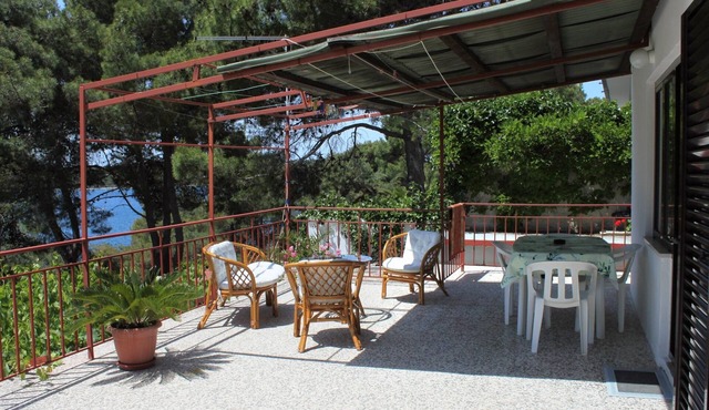 Two bedroom apartment with terrace and sea view Mali Lošinj, Lošinj (A-2493-b)