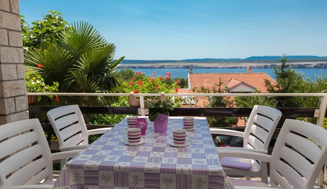 Two bedroom apartment with terrace and sea view Jadranovo (Crikvenica) (A-2377-a)