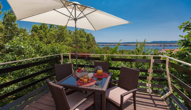 Two bedroom apartment with terrace and sea view Jadranovo (Crikvenica) (A-2377-c)