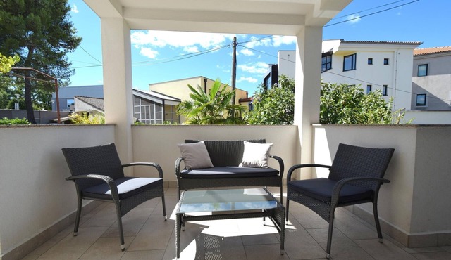 Two bedroom apartment with terrace Malinska, Krk (A-20381-a)