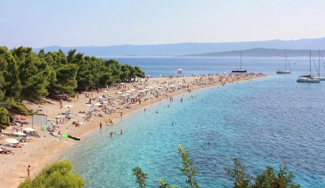Two bedroom apartment with terrace and sea view Cove Vela Farska, Brač (A-2897-b)