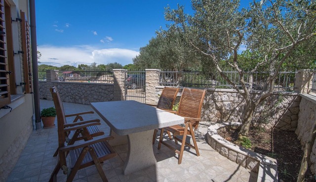 Two bedroom apartment with terrace Punta križa (Cres) (A-8082-a)