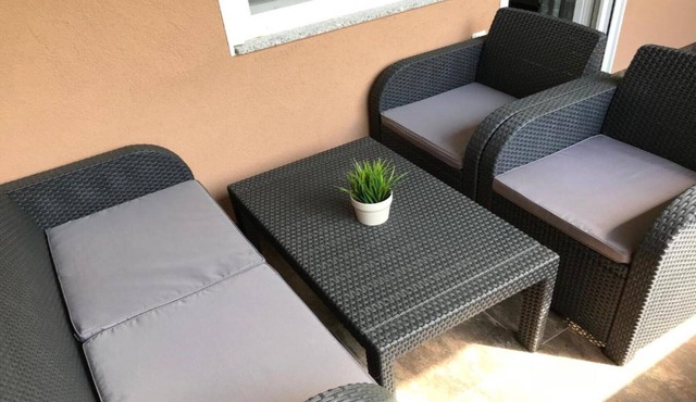 Two Bedroom Apartment and Balcony