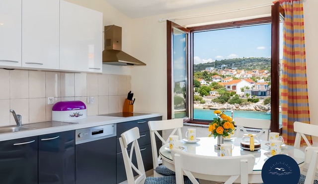Two bedroom apartment with terrace and sea view Kanica, Rogoznica (A-4269-a)