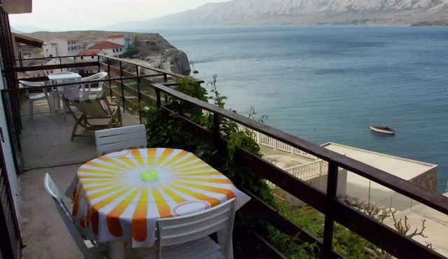 Two bedroom apartment with terrace and sea view Zubovići, Pag (A-241-a)
