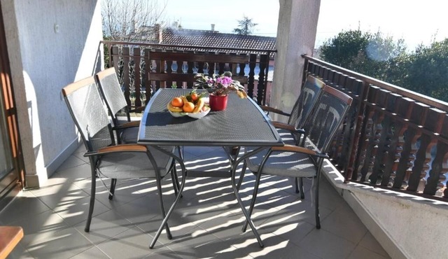 Two bedroom apartment with terrace and sea view Opatija - Pobri, Opatija (A-7890-a)