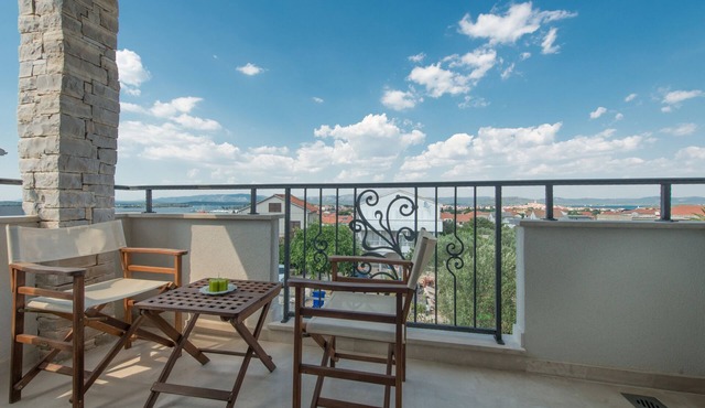 Two bedroom apartment with terrace and sea view Murter (A-16655-c)