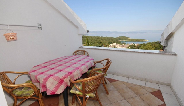 Two bedroom apartment with terrace and sea view Njivice, Krk (A-5458-a)
