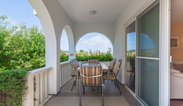 Two bedroom apartment with terrace and sea view Ljubač, Zadar (A-14593-a)