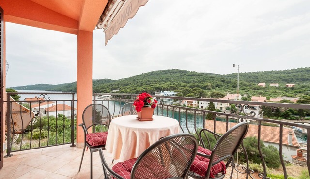 Two bedroom apartment with terrace and sea view Božava, Dugi otok (A-8124-a)