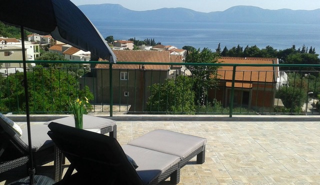 Two bedroom apartment with terrace and sea view Gradac, Makarska (A-13196-a)