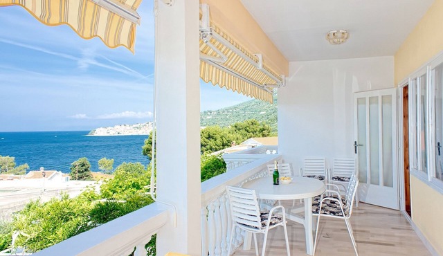 Two bedroom apartment with terrace and sea view Živogošće - Porat, Makarska (A-2733-b)