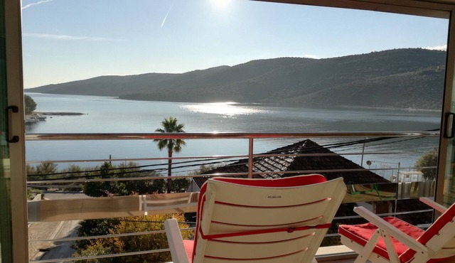 Two bedroom apartment with terrace and sea view Marina, Trogir (A-14191-a)